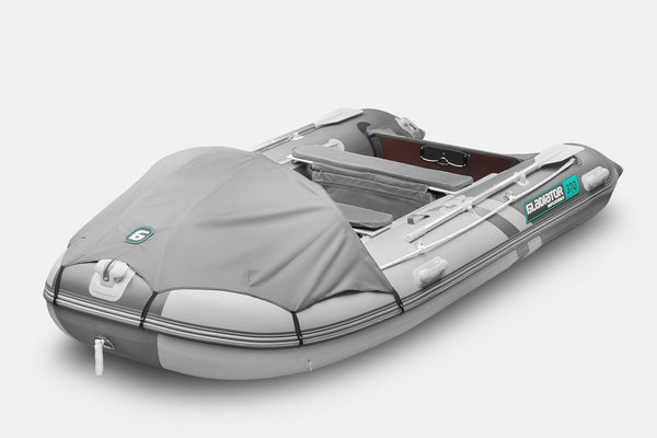 Inflatable boat GLADIATOR C370AL - 5 Persons - Light Grey & Dark Grey