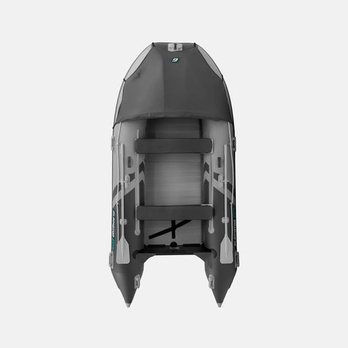 Inflatable boat GLADIATOR C370AL - 5 Persons - Light Grey & Dark Grey