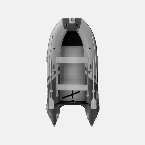 Inflatable boat GLADIATOR C370AL - 5 Persons - Light Grey & Dark Grey