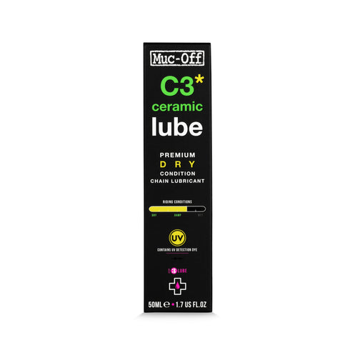 Muc-Off C3 Dry Ceramic chain lube 50 ml with packaging