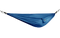Coghlan's single parachute hammock in blue, full length product shot