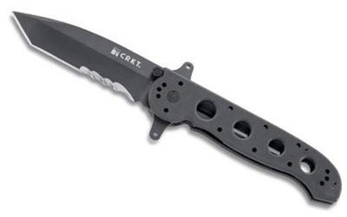 CRKT M1614SFG Tanto Combo Folding Knife - Versatile Blade for Everyday Use