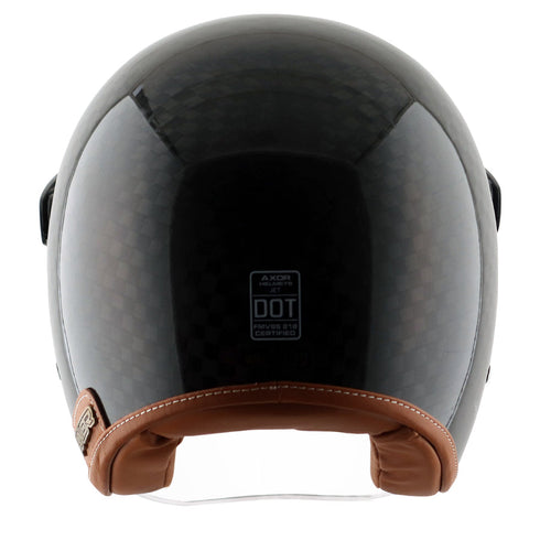 Axor Jet Carbon Big Checks Helmet With Bubble Visor