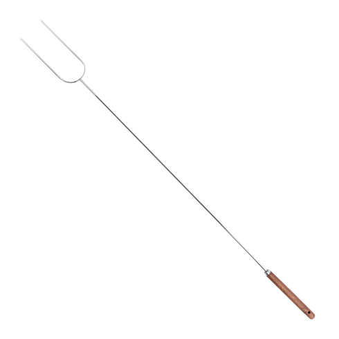Coghlan's camp fork with wooden handle, full length product shot