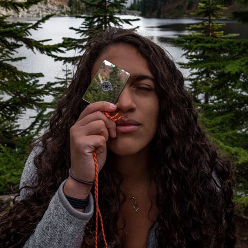 SOL Rescue Flash Floating Signal Mirror - Emergency Signaling Tool