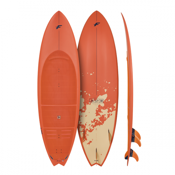 F-One Mitu Pro Flex Surfboard, a versatile directional board with good flex, suitable for freeride wave surfing and general wave riding.