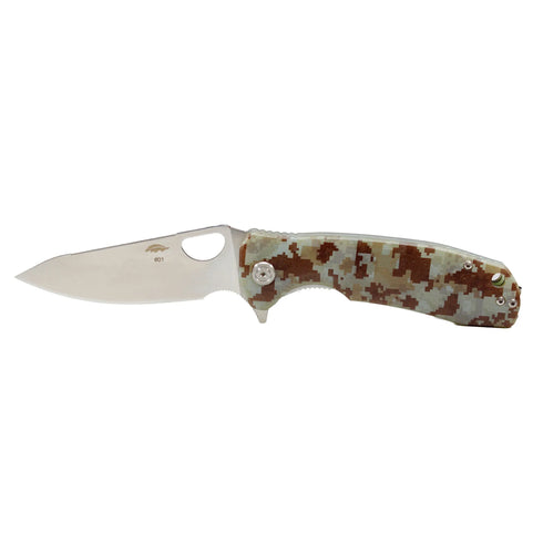 Honey Badger Leaf Knife G10 Handle - Ergonomic & Durable Tactical Knife