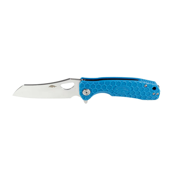 Honey Badger Wharncleaver Knife (14C28N Steel), a folding knife with high-performance Sandvik steel.