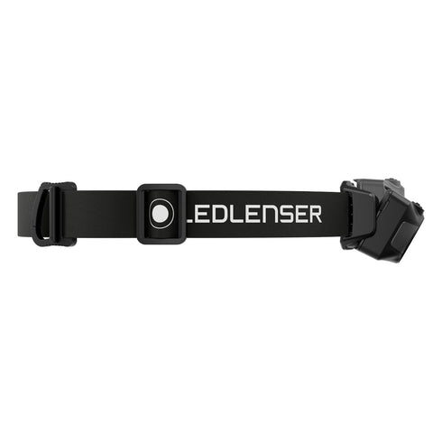 Ledlenser HF4 headlamp, black, side view with tilting head
