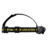 Ledlenser HF6R Pro rechargeable headlamp, black, side view with tilting head