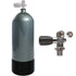 Faber steel scuba tank 12.9 L with XS Scuba Pro valve and black boot