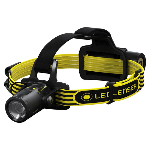 Ledlenser iLH8R Intrinsically Safe Headlamp (Gift Box), a durable, safe, rechargeable headlamp certified for hazardous areas.