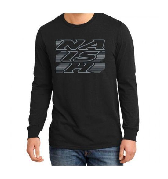 Naish Logo stripe long sleeve top, a UV protective shirt with a brand logo and stripe detail, used for sun protection during watersports.