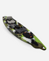 Feelfree Lure 13.5 V2 kayak in Lime Camo, angled view