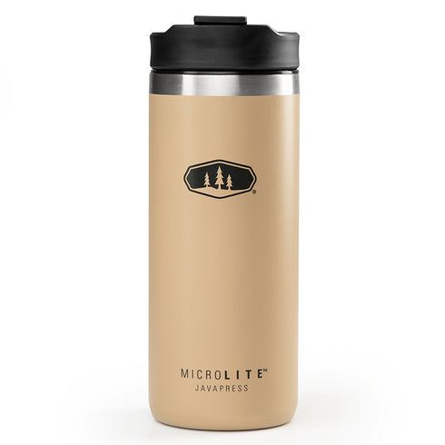 GSI Glacier Stainless Steel Javapress Bottle 887ml - Insulated Coffee Bottle