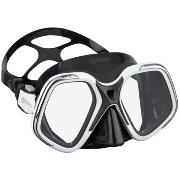 Mares Chroma Up dive mask, white and black