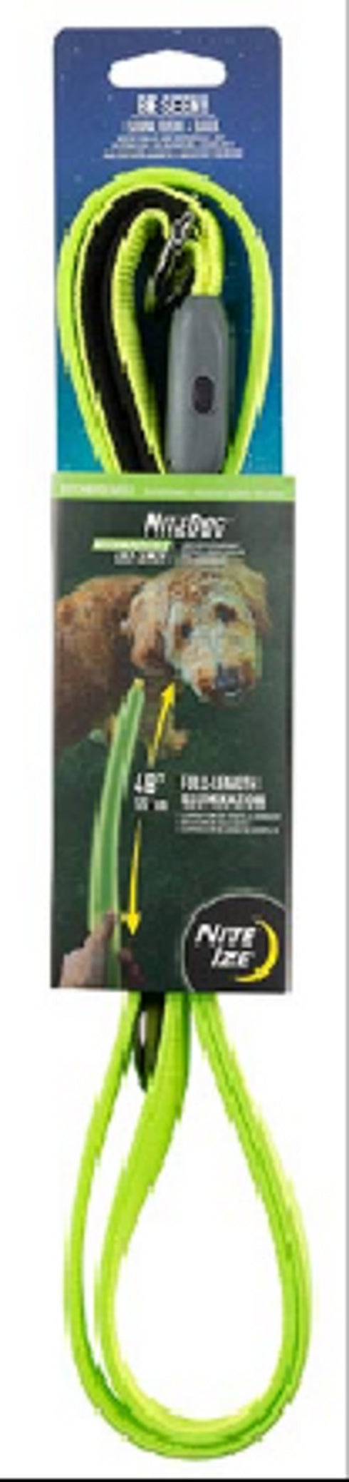 Nite Ize NiteHowl Rechargeable LED Necklace - Light-Up Pet Collar