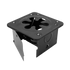 Coghlan's folding stove open, black coated steel, product shot