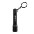 Ledlenser P3R key flashlight, black, standing view on white