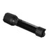 Ledlenser P7R Pro work flashlight, black, rear view on white