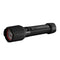 Ledlenser P7R Pro work flashlight, black, product shot on white