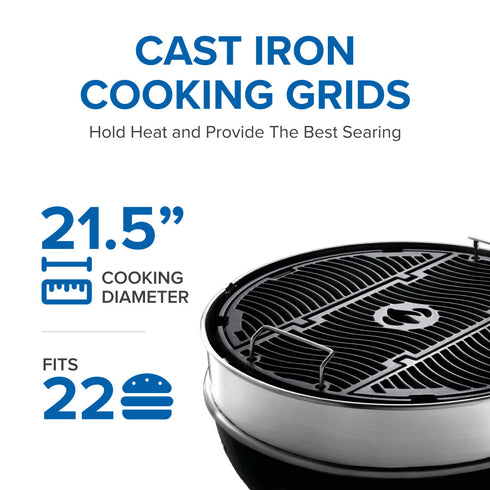 Napoleon 18 Charcoal Kettle Grill Black