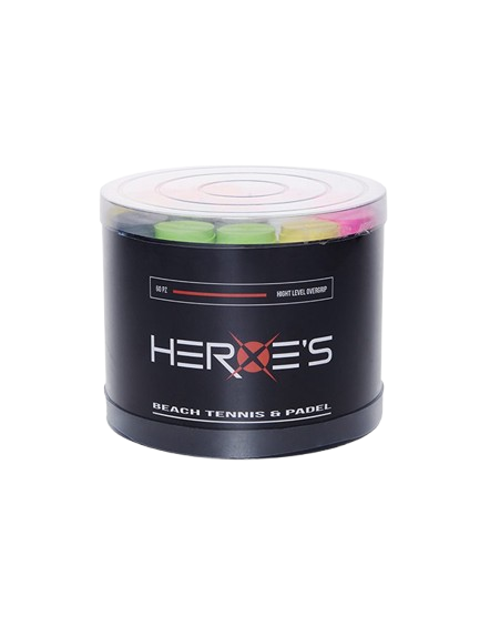 Heroe's High Level overgrip 60 pack, mixed colours
