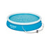 Bestway Fast Set Pool Set 396x76cm - Convenient & Sturdy Pool for Summer Enjoyment
