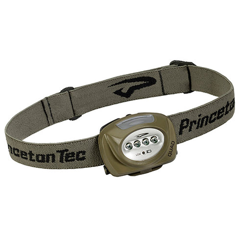 Princeton Tec Quad LED Headlight - Bright & Adjustable Lighting for Nighttime Exploration