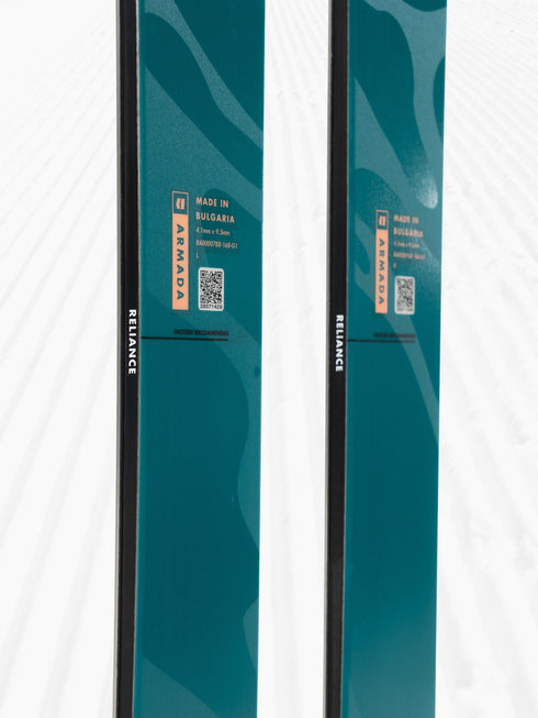 Armada Reliance 88 C women's skis, sidewall detail