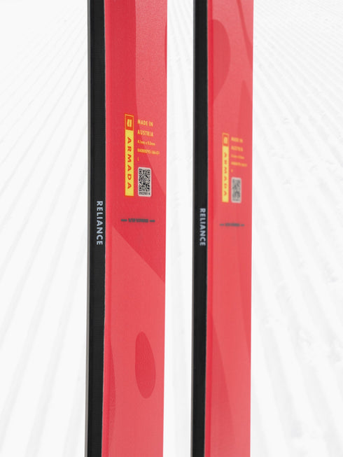 Armada Reliance 82 Ti women's skis, sidewall detail
