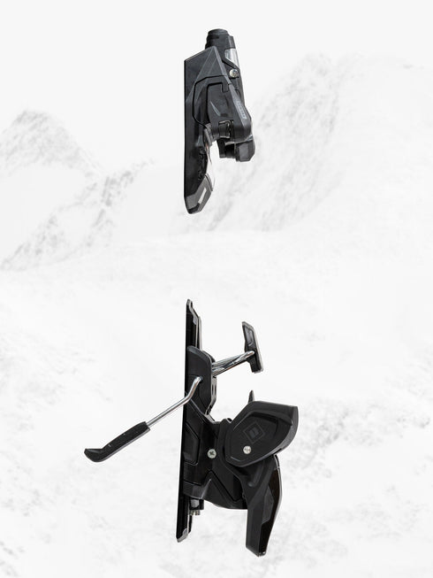 Armada N Strive 12 GW ski binding in Black, side view
