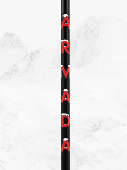 Armada Triad BB ski poles in Black, shaft detail