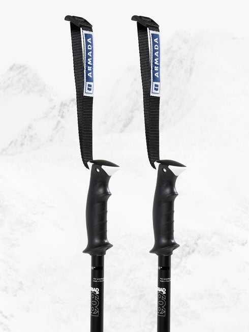 Armada Triad BB ski poles in Black, grip detail