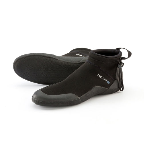 Prolimit Raider 2mm watersport shoe, a flexible neoprene bootie with a thin sole, used for warm water conditions and reef protection.