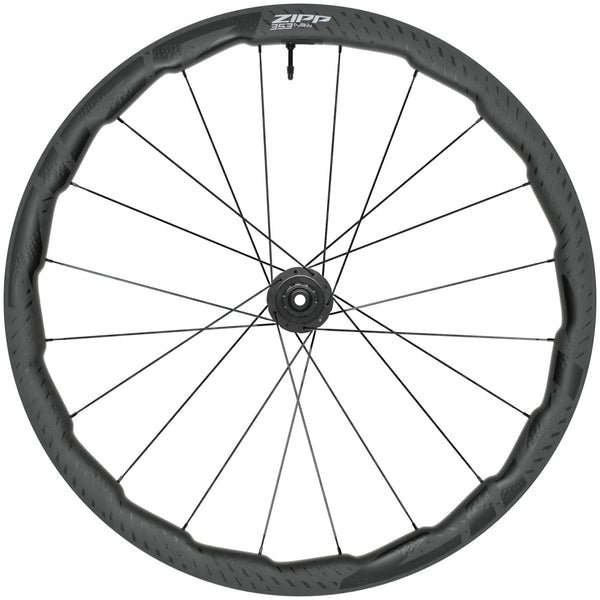 Zipp 353 NSW tubeless disc brake rear wheel, Shimano HG freehub, view 1