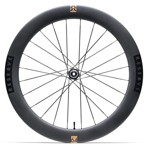 Reserve 64 SL Turbulent Aero rear wheel with Tune hub, side view