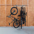 Stashed SpaceRail wall bike storage system, view 3