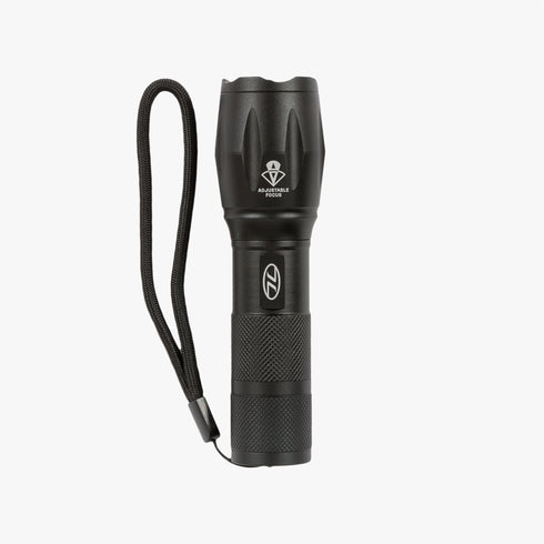 Highlander Orion 280 Zoom Hand Torch, black, top view