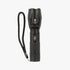 Highlander Orion 280 Zoom Hand Torch, black, top view with wrist cord