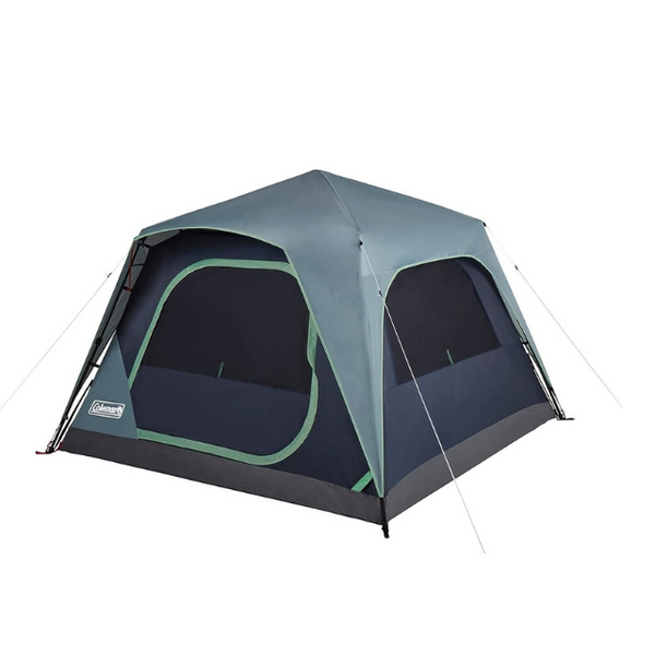 Coleman Instant Skylodge Tent, a quick-setup family tent featuring pre-attached poles for rapid pitching.