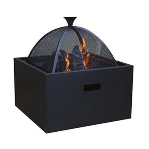 Bad Axe The Log Cabin Firepit - Cozy & Rustic Firepit for Outdoor Relaxation