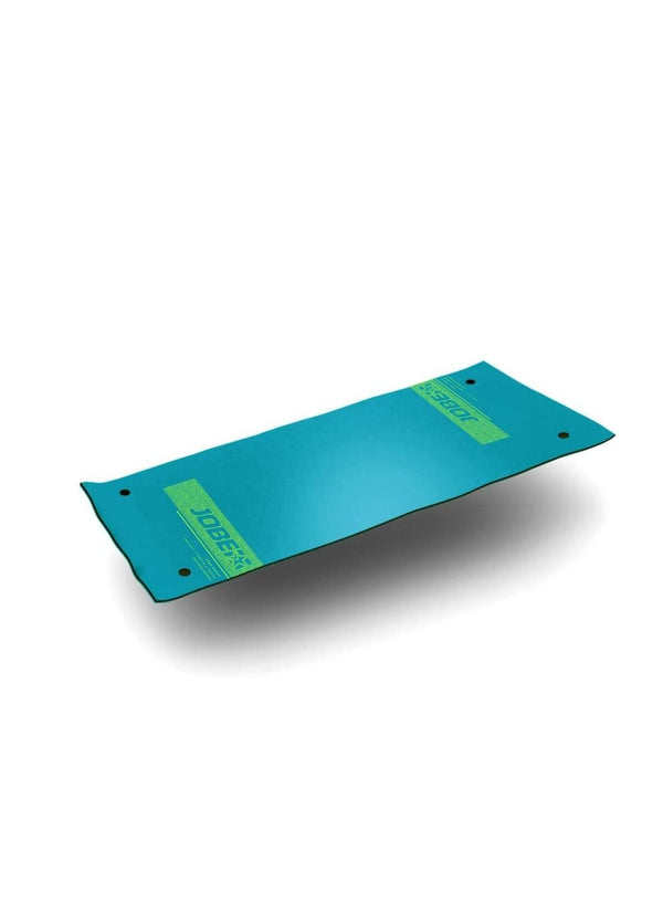 Jobe Oasis Water Carpet, a large, foam floating mat used as a stable platform for relaxation, play, and watersport lounging.