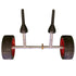 AC70 Kayak Trolley, Aluminium Scupper Cart with Rubber Wheels, 50 kg Capacity and Adjustable Width