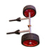 AC70 Kayak Trolley, Aluminium Scupper Cart with Rubber Wheels, 50 kg Capacity and Adjustable Width