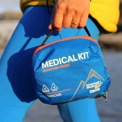 Adventure Medical Kits Mountain Series INTL Backpacker – International First Aid Kit optimized for Foreign Travel and Backpacking