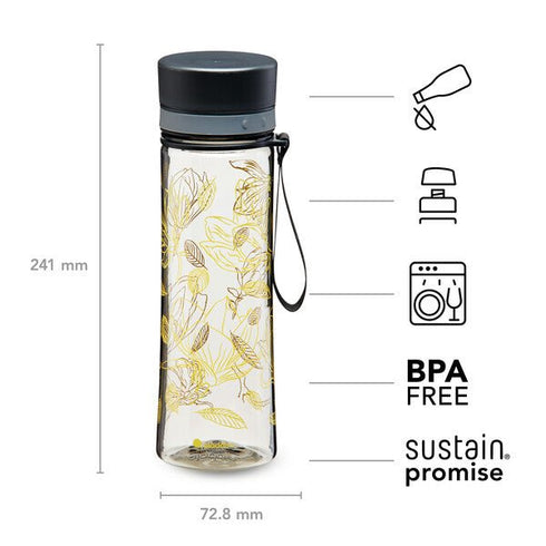 Aladdin Aveo 0.6L Water Bottle - Sleek Design, Integrated Carry Loop - Everyday Hydration for Work and Leisure