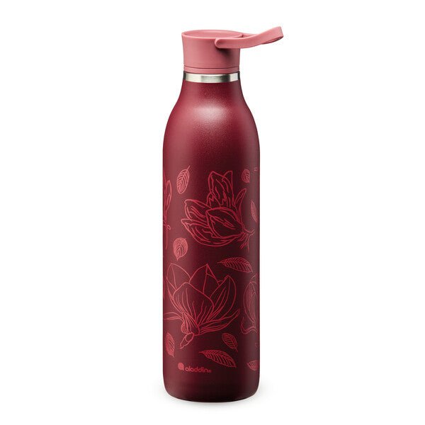 Aladdin City Loop Thermavac 0.6L Stainless Steel Water Bottle - Durable, Stylish Finish, Vacuum Insulated - Hydration Bottle for Urban Explorers