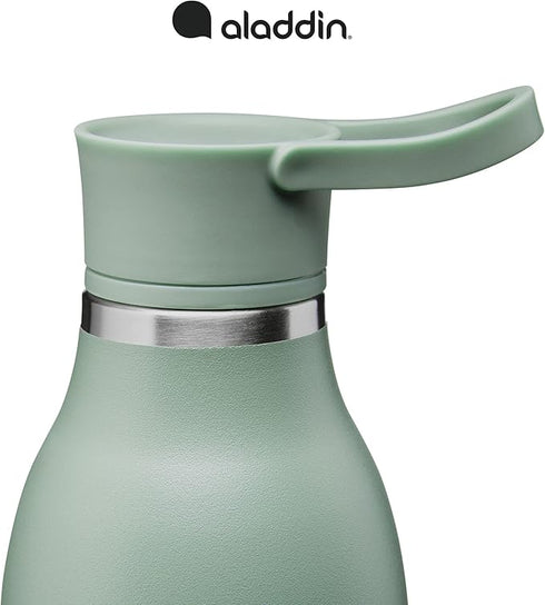 Aladdin CityLoop Thermavac 0.6L Insulated Water Bottle - Eco - Friendly Recycled Material, Vacuum Insulation - Hydration Bottle for Urban Commuting