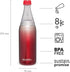 Aladdin Fresco Twist & Go Stainless Steel Water Bottle - Stylish Design, Vacuum Insulation - Insulated Bottle for Everyday Adventures